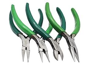 OSCAR - 4 Type Jewelers Pliers Set Jewelry Making Beading Wire Wrapping ...