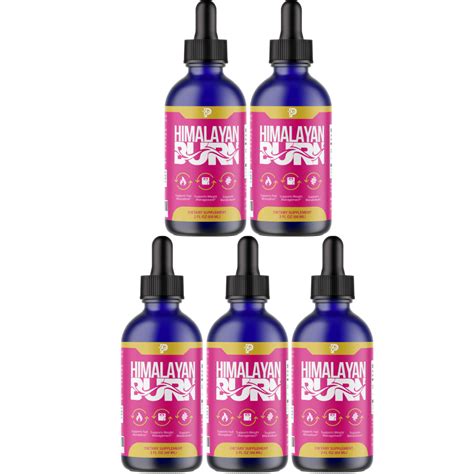 Himalayan Burn Weight Loss Drops, Fat Burning Formula- 5 Bottles Genui ...