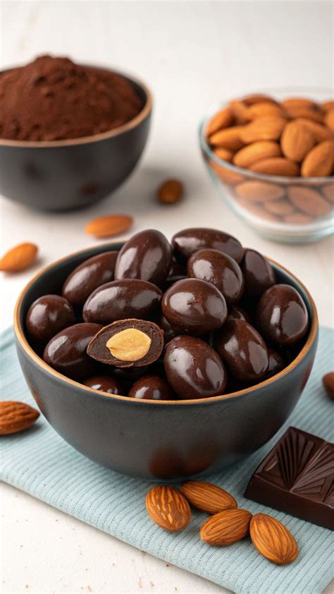 Dark Chocolate coated Almonds 250g | Drive Me Nuts