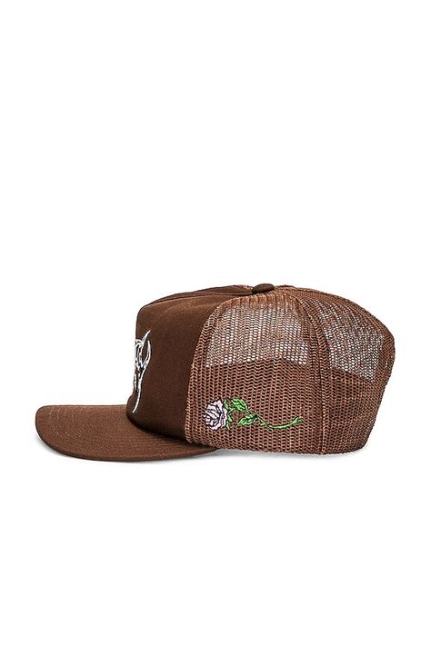 Obey Thornz Twill Trucker Hat in Sepia | REVOLVE
