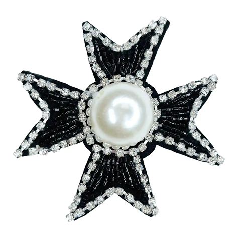 Pearl Cross Applique Patch – Ani Accessories