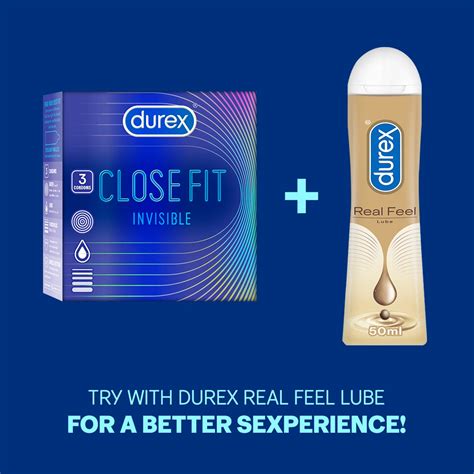 Durex Close Fit Invisible - 3 Condoms (Pack of 1)