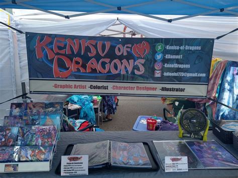 Kenisu of Dragons Vending at Wyandotte Street Art Fair, City Of ...