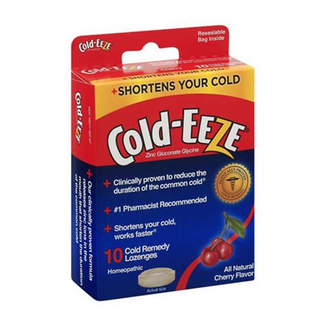 Natural Cherry Lozenges for Cold Remedy by Cold Eeze, 10 Ea ...