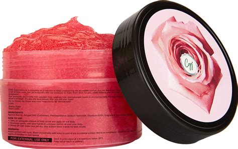 Buy CGG COSMETICS BULGARIAN ROSE GEL EXFOLIATING BODY SCRUB - 250GM ...