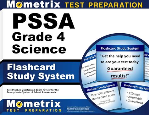 Pssa Grade 4 Science Flashcard Study System: Pssa Test Practice ...
