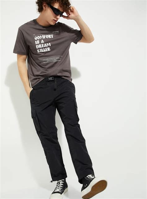 Buy URB_N Men Solid Cargo Joggers Online at just Rs. 1499.0 ...