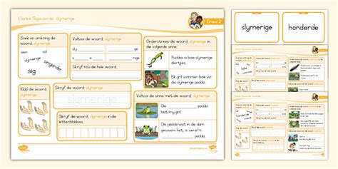 Graad 2 Klanke Sigwoorde -lg (teacher made) - Twinkl