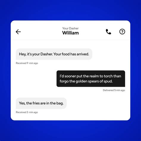 DoorDash | Your food is here, your grace. And now your realm has ...