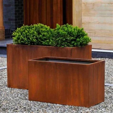Corten Steel Planter - Corten Steel Cube Planters Manufacturer from ...
