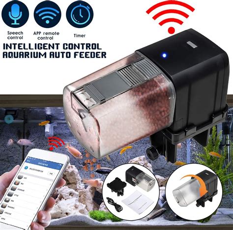Buy Upgrade] WiFi Control Automatic Fish Feeder with APP Lychee ...