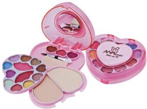 NYN Makeup Kit - Eye-Shadows, Lip Colors, Blushes, Sponges, Brushes ...
