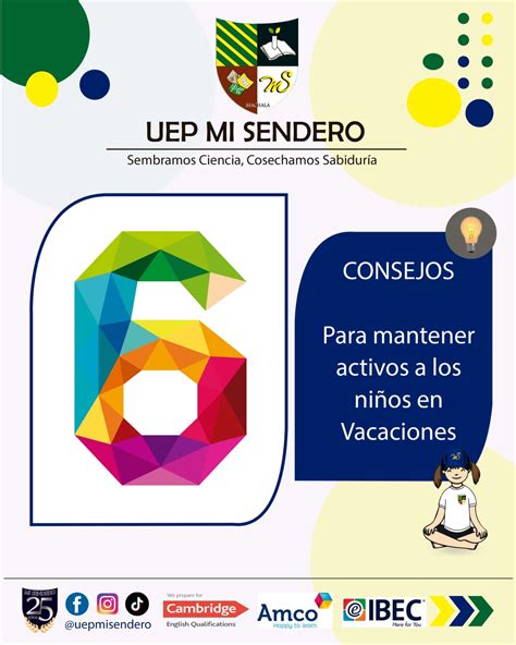 UEP Mi Sendero | 6 consejos para mantener activos a sus niños en casa ...