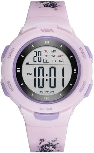 Buy V2A Resin Girls Unicorn Kids Watch-Cartoon Printed Band Waterproof ...