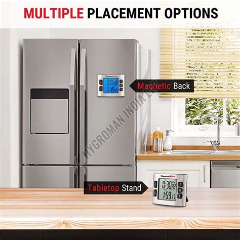 ThermoPro TM02 Multifunction Digital Kitchen Timer With Alarm Exporter ...