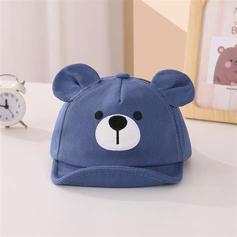 Babymoon Cotton Baby Kids Boys Girls Summer Cap Bear Design | 0-2 Year ...