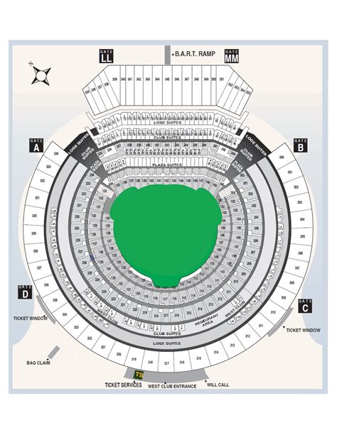 Seating Charts | Oakland Arena