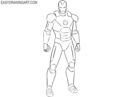Iron Man Drawing Full Body 的图像结果