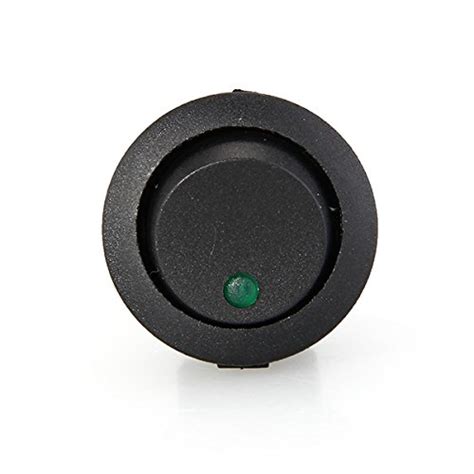 CENTIoT on-off Push Button SPST Switches with green indicator LED Dot ...