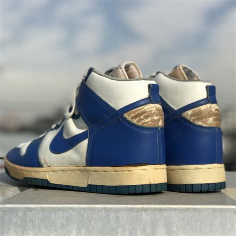 80's NIKE DUNK HI KENTUCKY ナイキ ダンク ハイ ケンタッキー大学 85年製 オリジナル 青白 | agito ...