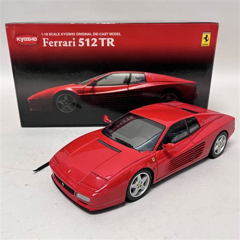 Yahoo!オークション - KYOSHO Ferrari 512 TR 1 18 SCALE 京商 フェラ...