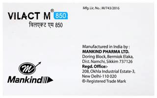 Vilact M850 Tablet 10: Uses, Side Effects, Price & Substitutes