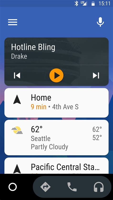 Android Auto Phone Call Screen 的图像结果