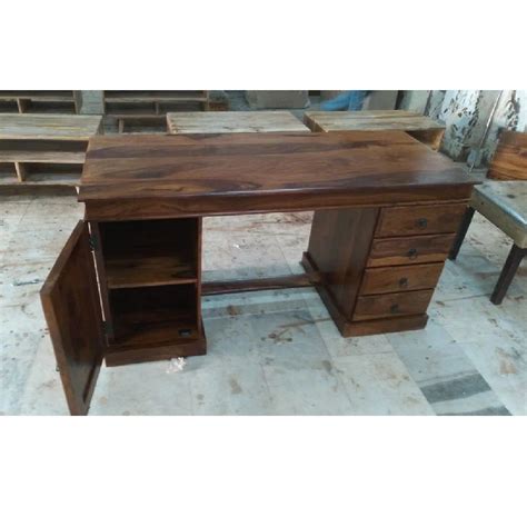 Wooden Study Table with Computer 的图像结果