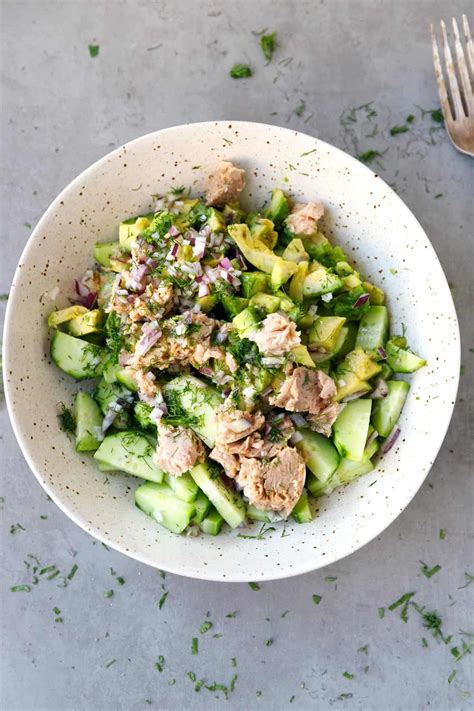 Tuna Salad With Cucumber - Cooking LSL