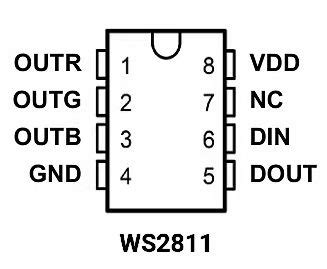 Image result for WS2811 LED Matrix