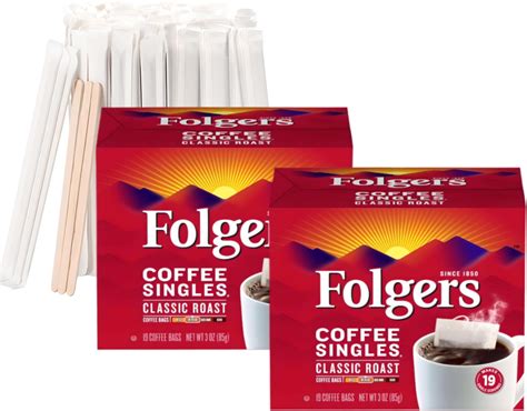 Amazon.com : Folgers Coffee Singles Classic Decaf Medium Roast Coffee ...