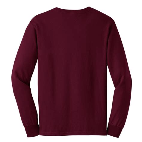Gildan G2400 Ultra Cotton Long Sleeve T-Shirt - Maroon | FullSource.com