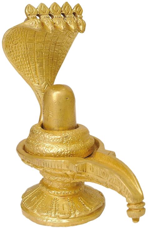 Buy Exotic India Shiva Linga - Brass Statue Online at Low Prices in ...