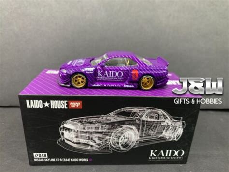 Mini GT Nissan Skyline GT-R R34 Kaido Works V1 India | Ubuy