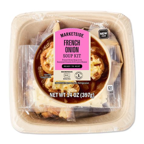 Marketside Ready To Heat French Onion Soup Kit Bowl, Fresh Deli Soup