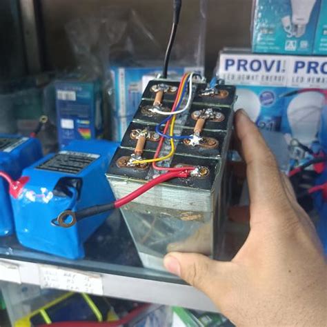 Jual aki Lifepo4 12v 22ah stroom ikan, sudah Balan tes siap pakai - BMS ...