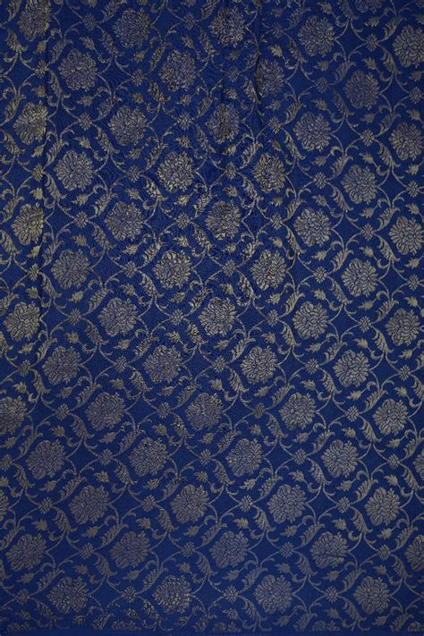 Zari Border Plain Navy Blue Chiffon Saree – Sundari Silks