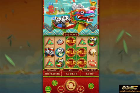 Panda Dragon Boat Slot Demo By FC Fachai Online Casino - Esball Eu Casino