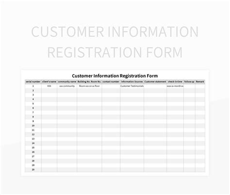 Customer Information Capture Form 的图像结果