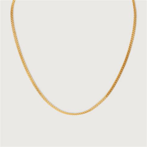 Twisted Rope 22 Kt Gold Chain
