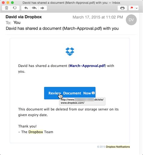 Image result for Dropbox Message