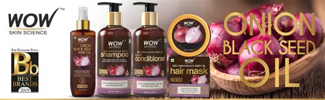 Buy WOW Skin Science Onion Black Seed Oil Hair Care Ultimate 4 Kit ...