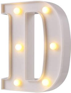 HOUSE OF QUIRK 6" LED Marquee Letter Lights Sign, Light Up Alphabet ...