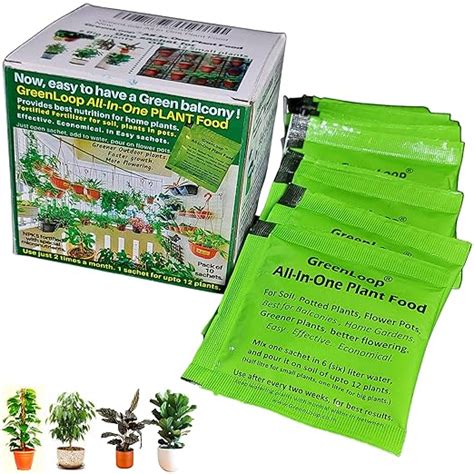 GREENLOOP-All In One Plant Food,Mixed Fertilizer For House Plants ...