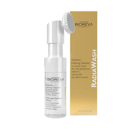 Bioreva RadiaWash Foaming Cleanser with Glutathione, Vitamin C ...
