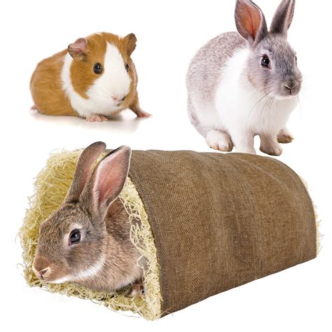 Buy Rabbit Toys Tunnel Small Animal Activity Grass Tunnel Boredom ...