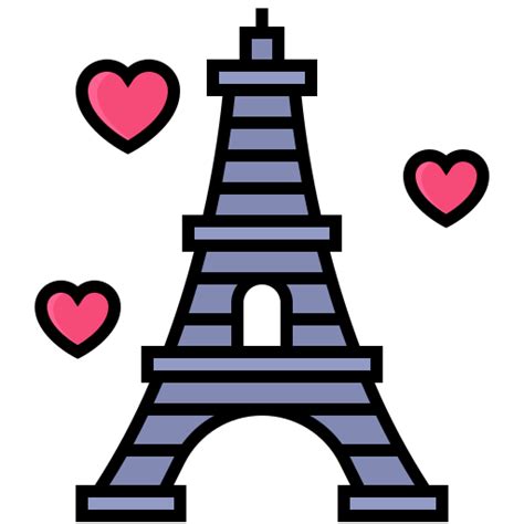 Eiffel tower - Free valentines day icons