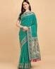 Buy Green Sarees for Women by VISHNU WEAVES Online | Ajio.com