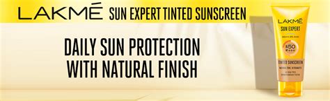 Lakme Sun Expert, SPF 50 PA+++ Tinted Sunscreen, 50g, for Sun ...