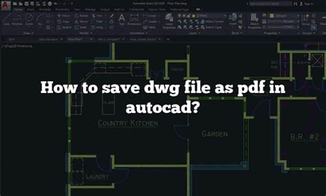 How to Save AutoCAD File in PDF Form 的图像结果